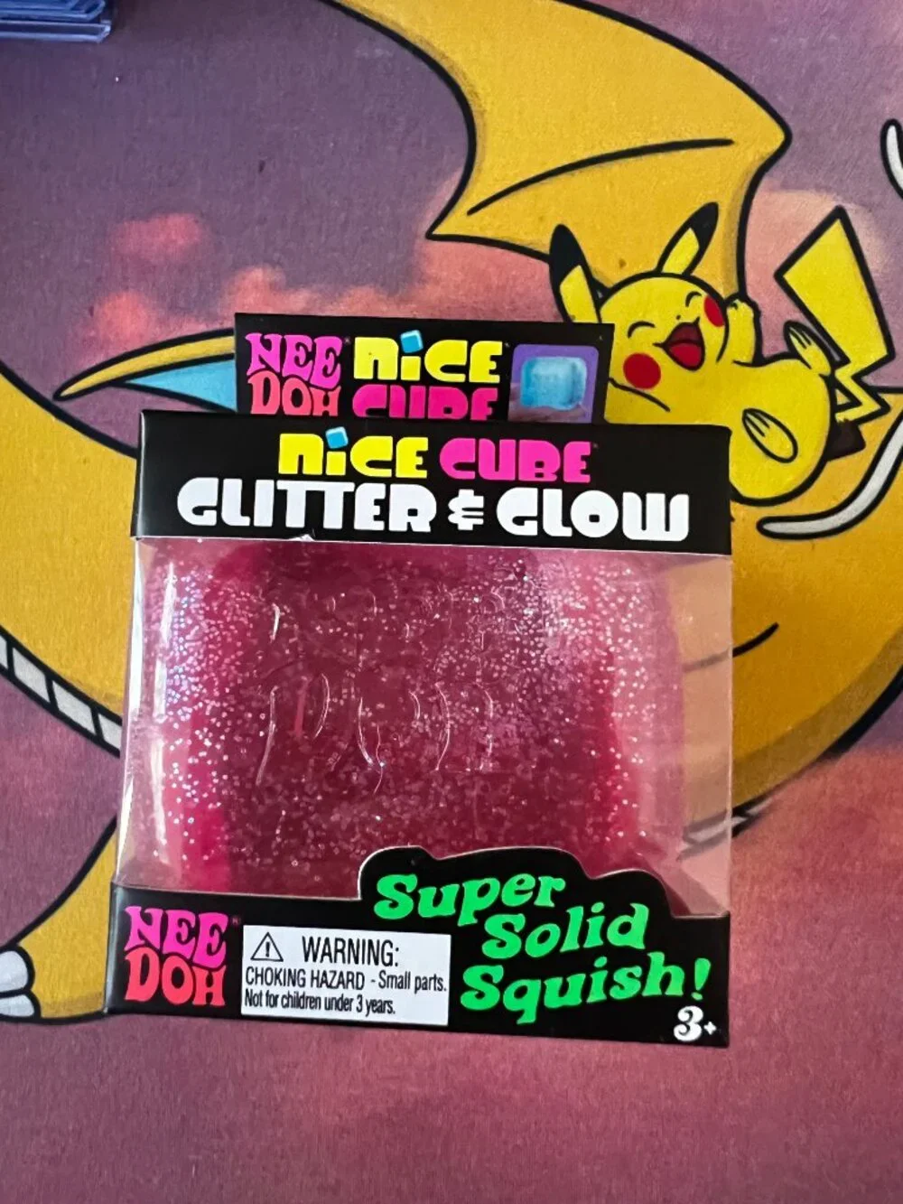 Needoh Nice cube, Glitter and Glow Full set of 3